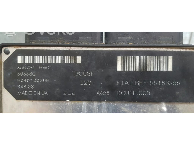 Блок управления двигателя 55183255, R04010036E Fiat Doblo