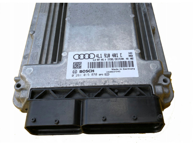 Řídící jednotka 4L1910401E, 0281015870   Audi Q7 4L 2008