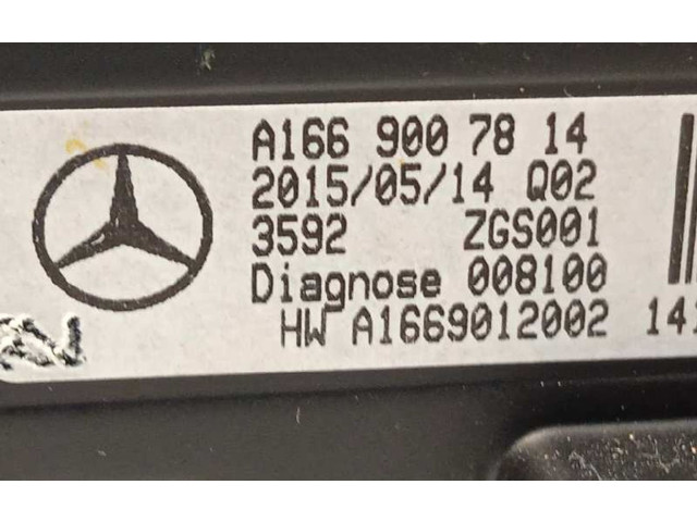 Экран дисплея вверх A1669007814, A1669012002   Mercedes-Benz CLA C117 X117 W117