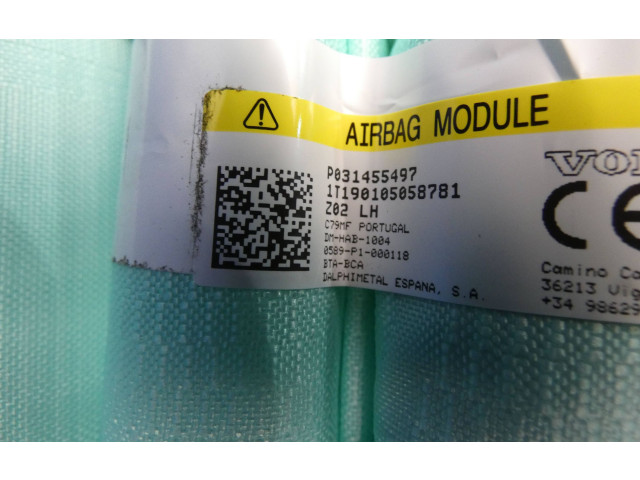 Боковая подушка безопасности 31455497, 1T190105058781 Volvo S60
