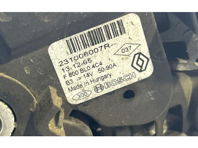 Генератор 231006007R, 131205   Renault Clio IV      