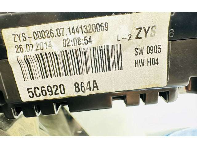 Панель приборов A2C89926200, 5C6920864A   Volkswagen Jetta VI       
