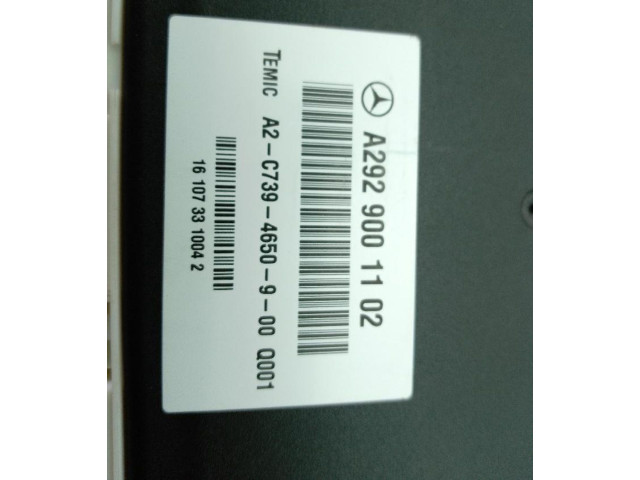 Блок управления A2929001102   Mercedes-Benz GLE (W166 - C292)