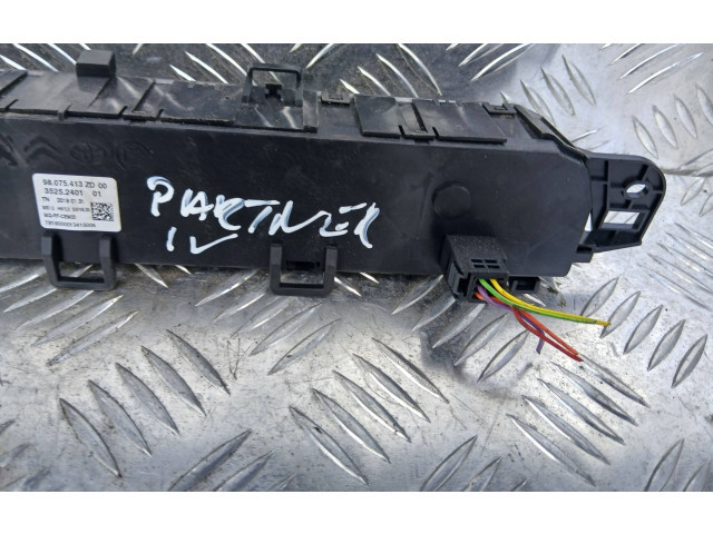 Блок управления климат-контролем 98075413ZD   Peugeot Partner III