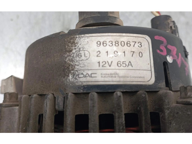 Pojistková skříňka Генератор 96380673 Chevrolet Lova