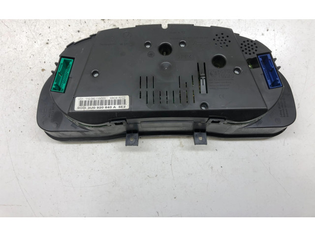Панель приборов 3U0920840A, 110080115 Skoda Superb B5 (3U)