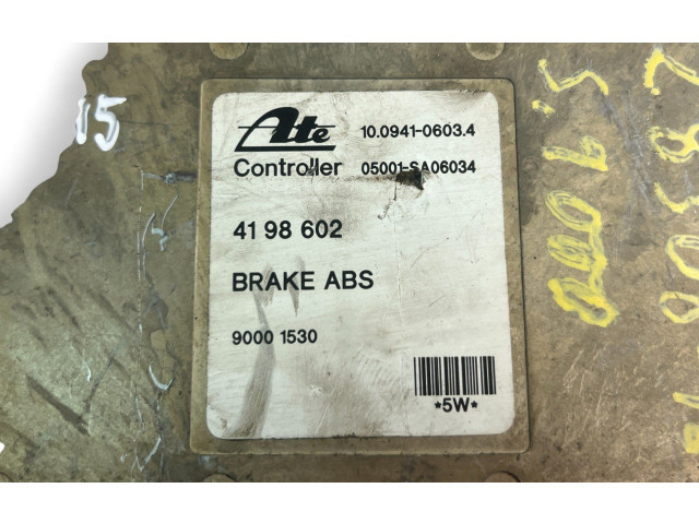 Блок управления ABS 4198602 Saab 9000 CS