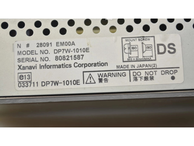 Дисплей    28091EM00A   Nissan X-Trail T31