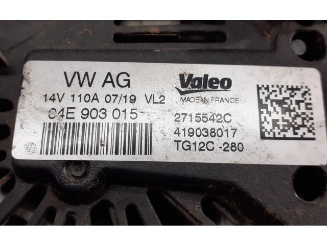 Генератор 04E903015   Audi A1      