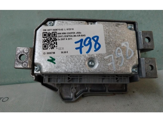 Блок подушек безопасности 65773428715-02, 65773428715-02 Mini One - Cooper Coupe R56
