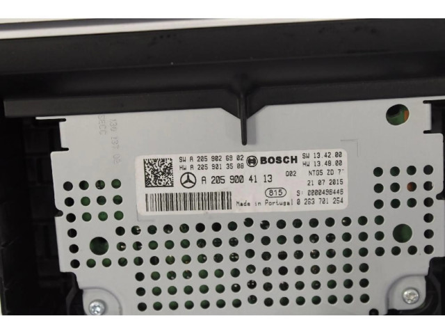 Дисплей       Mercedes-Benz C W205