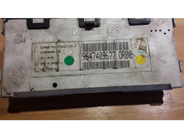 Дисплей 9647409677 Citroen Xsara