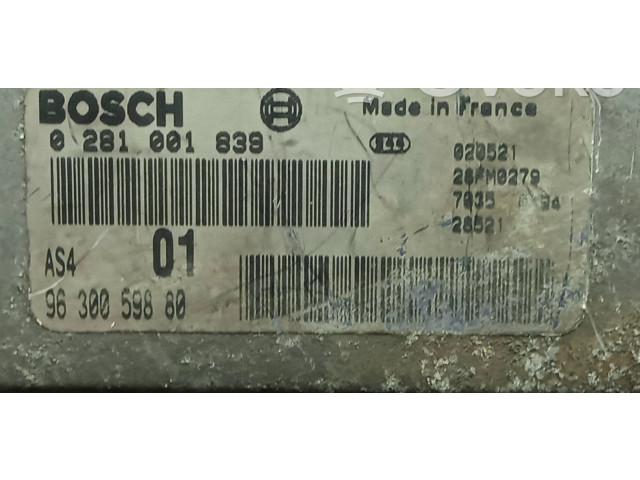 Блок управления BOSCH, 2.CONECTORES-AS4   Citroen Saxo