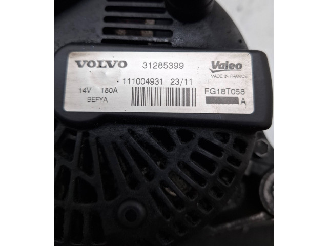 Генератор 31285399, 111004931 Volvo S60