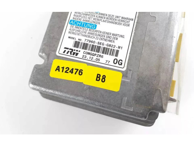 Блок управления 77960-SEG-G822-M1, 77960SEGG822M1 Honda Accord