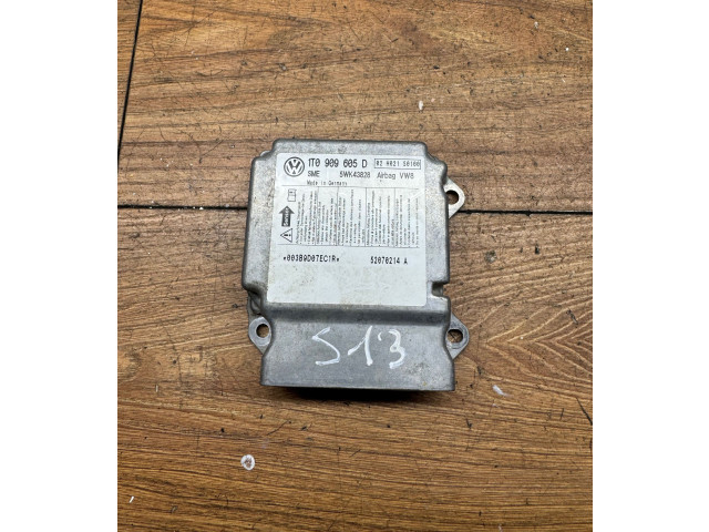 Блок подушек безопасности 1T0909605D, 5WK43828   Volkswagen PASSAT B6