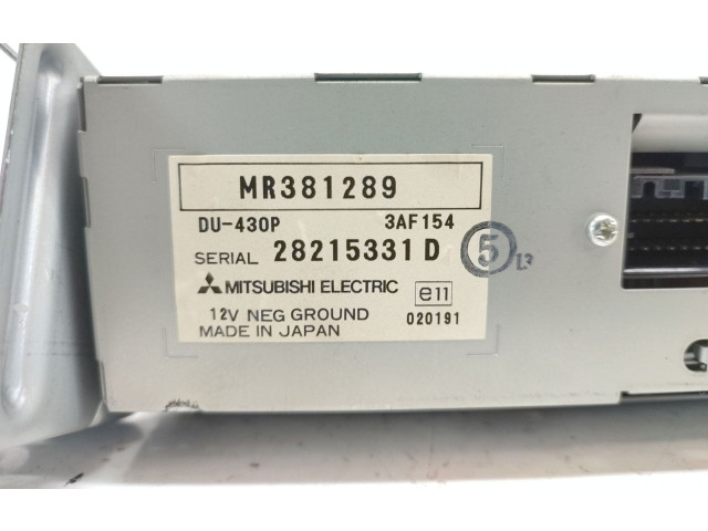 Дисплей 28215331D, MR381289 Mitsubishi Space Wagon