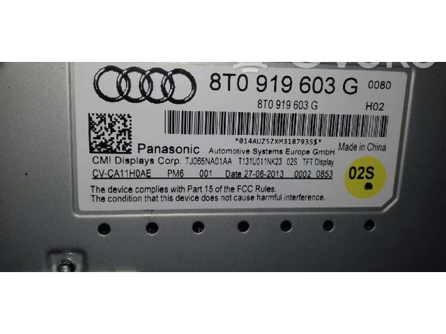 Дисплей 8T0919603G Audi Q5 SQ5