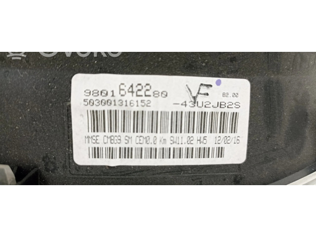 Přístrojová deska Citroen Berlingo 2016 9801642280