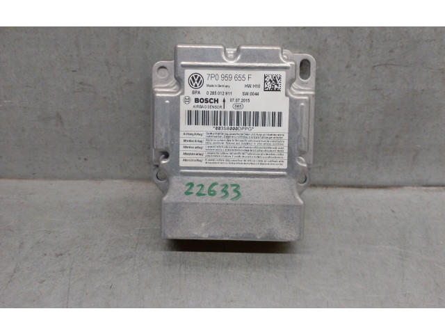 Блок подушек безопасности 7P0959655F, 0285012911BOSCH Porsche Cayenne (9Y0 9Y3)