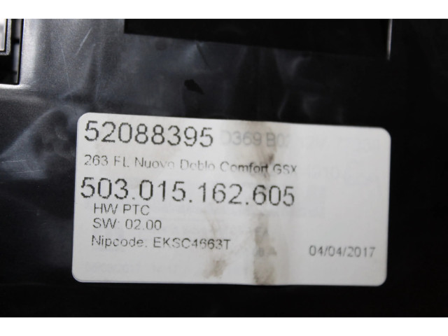 Přístrojová deska Fiat Doblo 2010