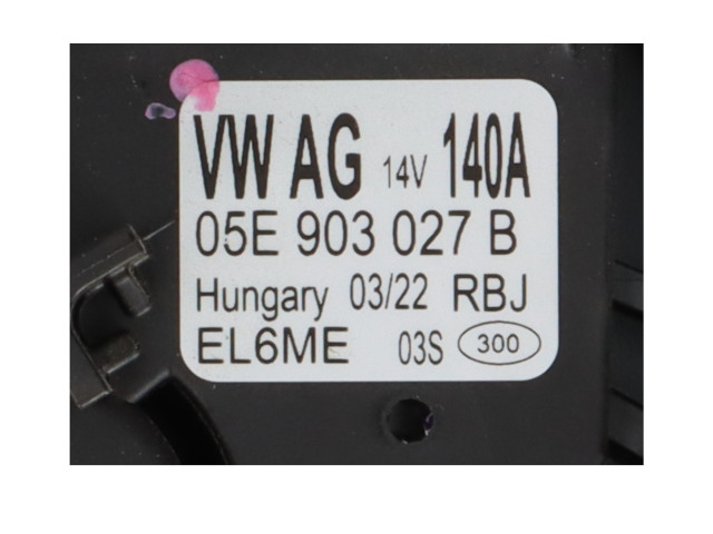 Генератор 05E903027B Volkswagen Golf VIII