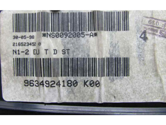 Přístrojová deska  Citroen Berlingo  9634924180  