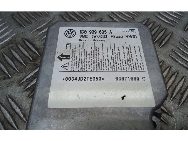 Блок подушек безопасности 1C0909605A, 5WK43122   Volkswagen Transporter - Caravelle T5