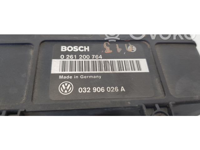 Блок управления двигателя 032906026A, 0261200764 Volkswagen Golf III