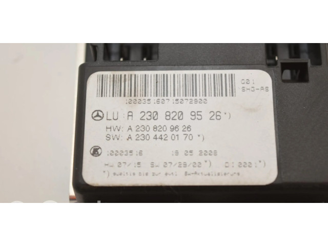 Блок управления A2308209526, 10003516 Mercedes-Benz SL R230