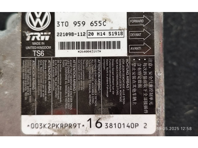 Блок подушек безопасности 3T0959655C, 221098112 Skoda Superb B6 (3T)