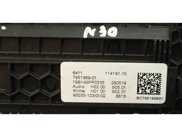 Блок управления климат-контролем 7951989, 11419110   BMW X3M F97