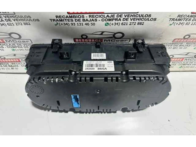 Панель приборов 2K0920865A Volkswagen Caddy