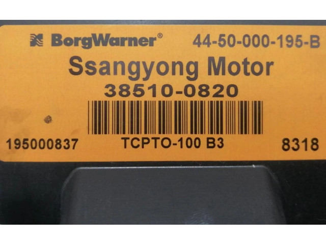 Блок управления двигателя 385100820, MODULOELECTRONICO SsangYong Actyon sports I