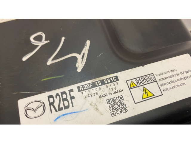 Блок управления двигателя R2BF18881C, 2757000192   Mazda 6