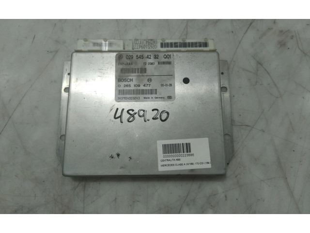 Блок управления АБС 0295454232   Mercedes-Benz A W168