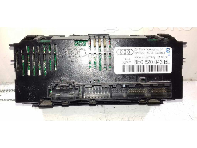 Блок управления климат-контролем 8E0820043BL   Audi A4 Allroad