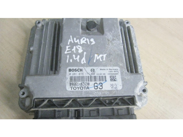 Блок управления двигателя 0281019177, 896610ZG30 Toyota Auris E180