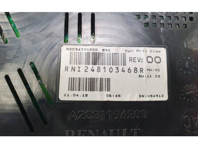 Панель приборов 248103468R Renault Megane III