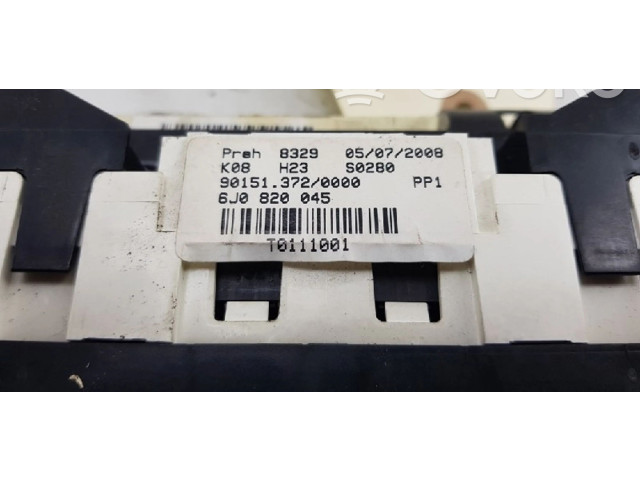 Блок управления климат-контролем 6J0820045, 6J0820045   Seat Ibiza IV (6J,6P)