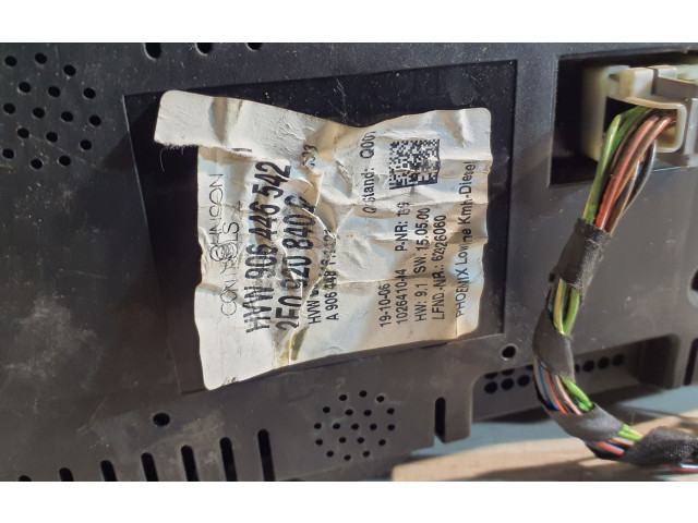 Панель приборов 2E0920840Q, 906446542 Volkswagen Crafter