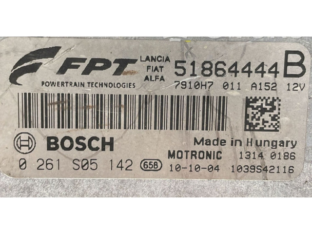 Řídící jednotka 0261S05142, 0261S05142 Alfa Romeo Mito 2010