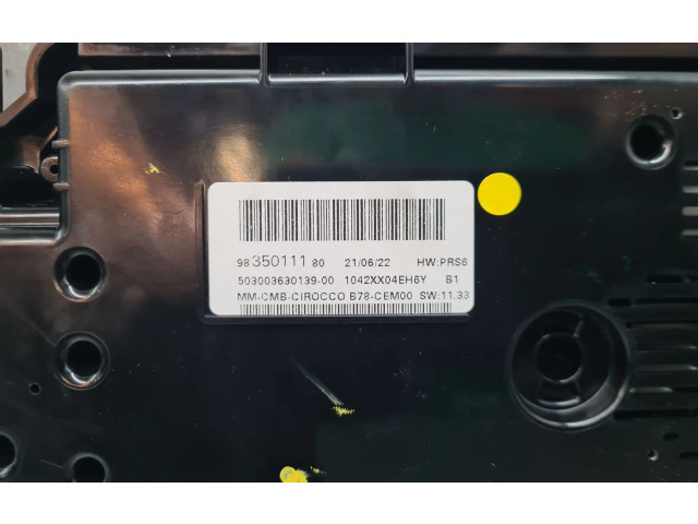 Přístrojová deska  Citroen SpaceTourer XL 2022 9835011180, 1042XX04EH6Y  