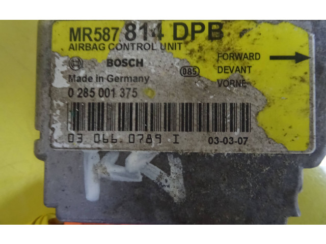 Блок подушек безопасности 0285001375, MR587814DPE   Mitsubishi Space Star