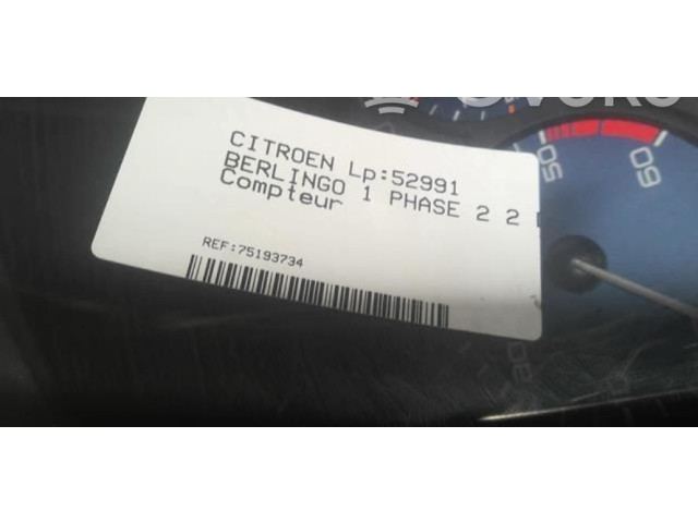 Přístrojová deska Citroen Berlingo 2003 00006105V1