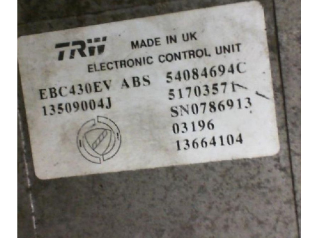 Блок АБС 71729491 Lancia Ypsilon - года