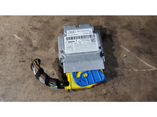 Блок подушек безопасности 8P0959655J, 0285010141   Audi A3 S3 8P