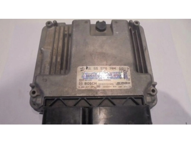 Блок управления двигателя 55578704, 0281017587 Opel Meriva B
