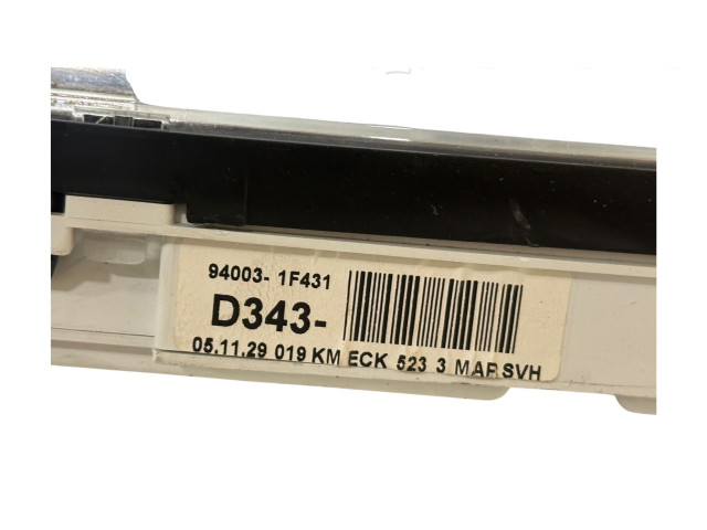 Přístrojová deska KIA Sportage 2007 940031F431, D343
