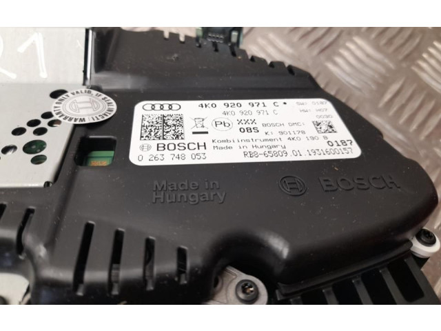 Панель приборов 4K0920971C, B2221   Audi A6 S6 C8 4K       